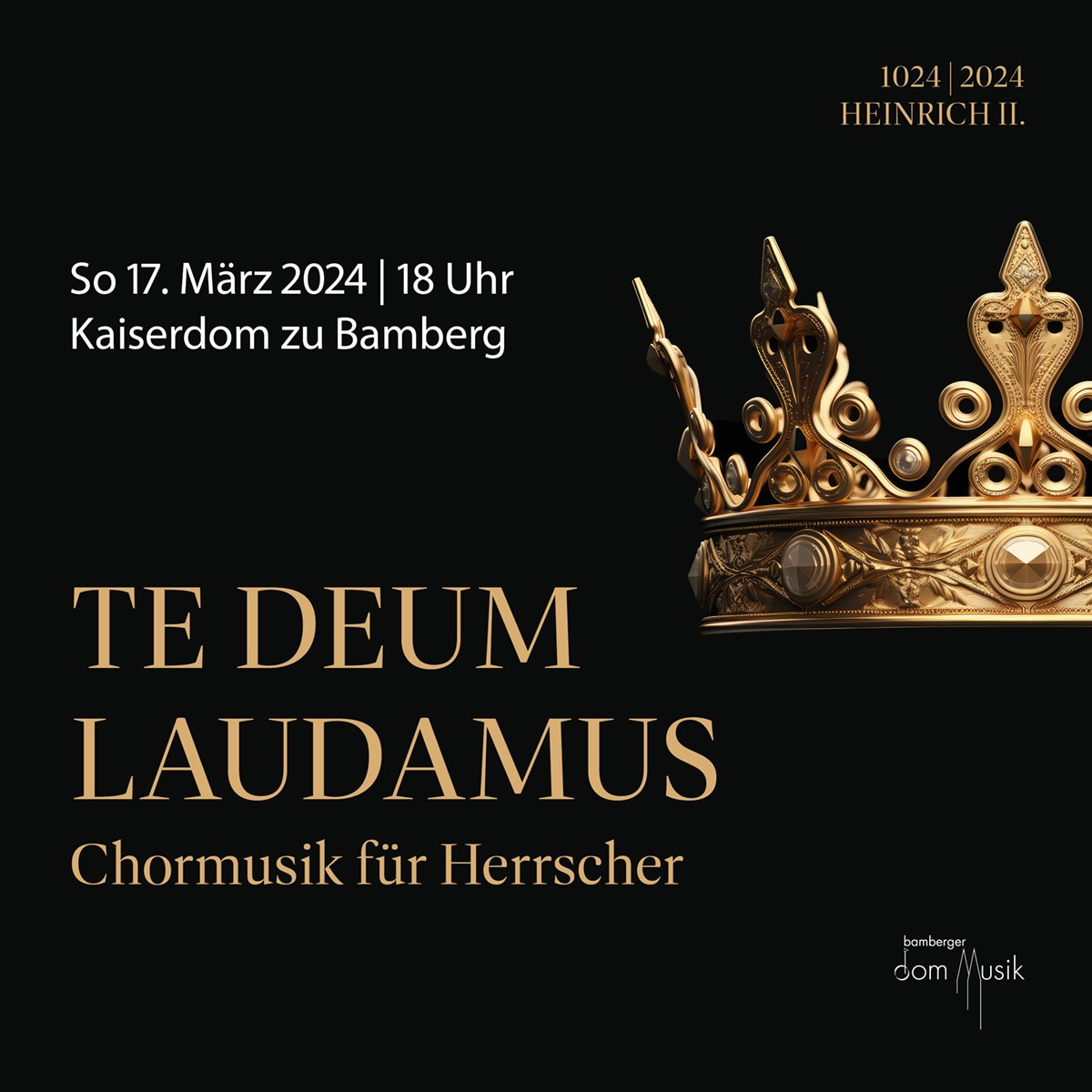 Das Konzert findet im Bamberger Kaiserdom statt.