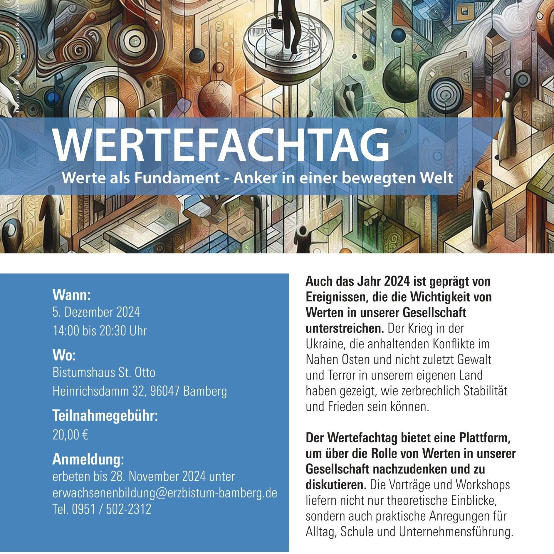 Plakat des Wertefachtags 2024
