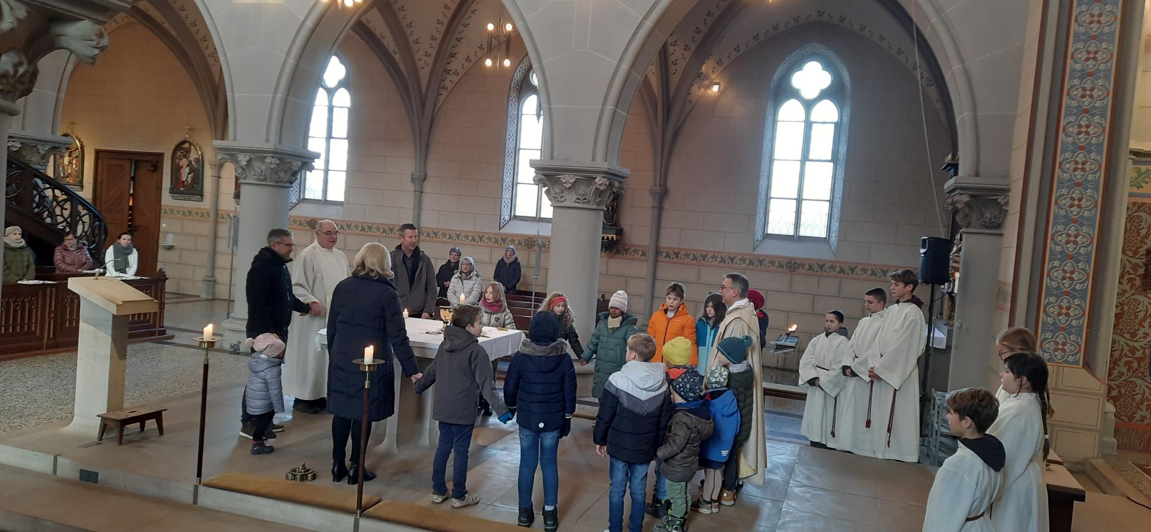 Ende November wurde in Gaustadt die Familienkirche gefeiert.