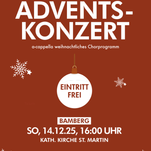 Plakat Adventskonzert Sonat Vox
