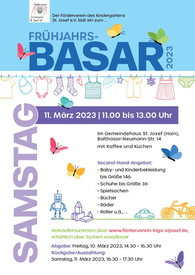 Frühjahrsbasar 2023