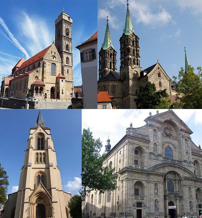 Die Kirchen im Seelsorgebereich Bamberger Westen