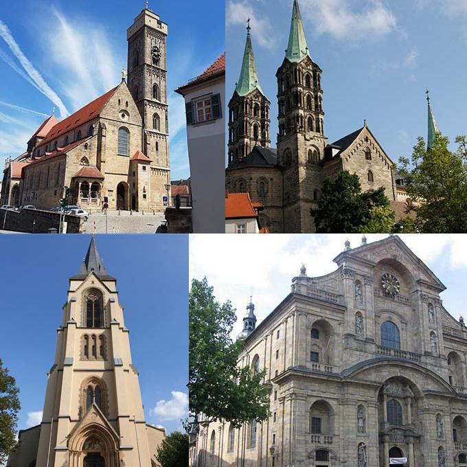 Die Kirchen im Seelsorgebereich Bamberger Westen