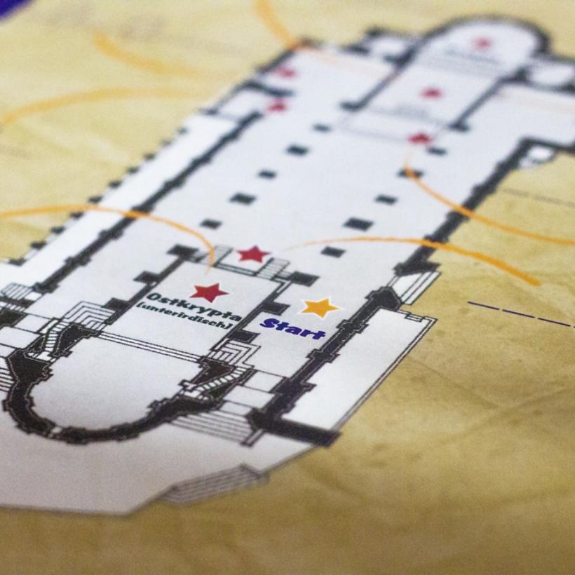 Grundriss des Bamberger Dom