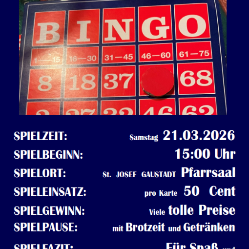 Plakat Bingonachmittag