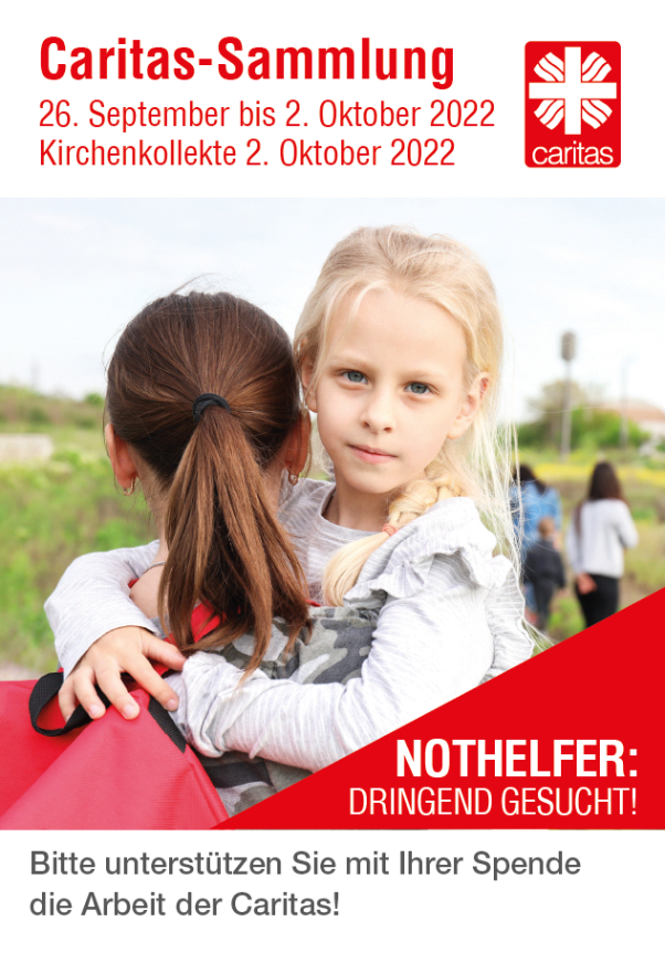 Plakat Caritas-Herbstsammlung 2022