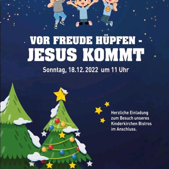 Plakat Kinderkirche 18. Dezember 2022