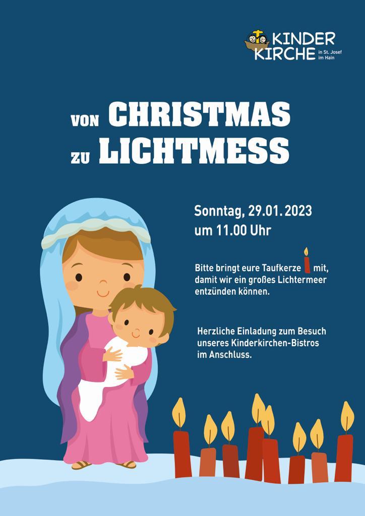 Plakat Kinderkirche 29. Januar 2023