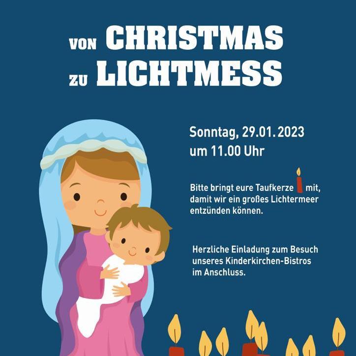 Plakat Kinderkirche 29. Januar 2023