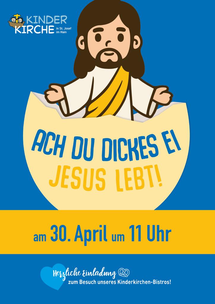 Plakat Kinderkirche 30.04.2023