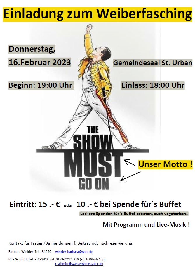 Weiberfasching 2023