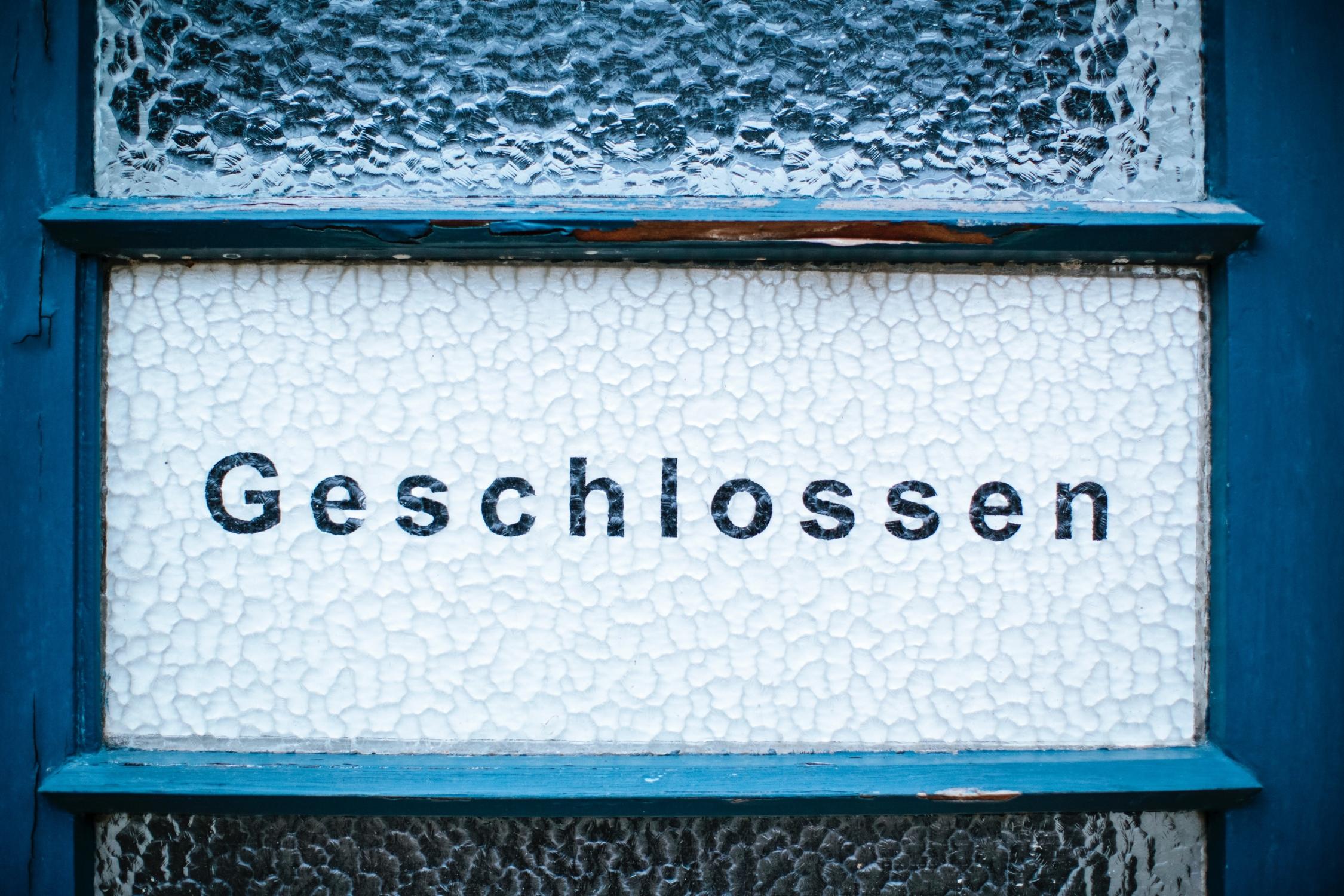 Geschlossen