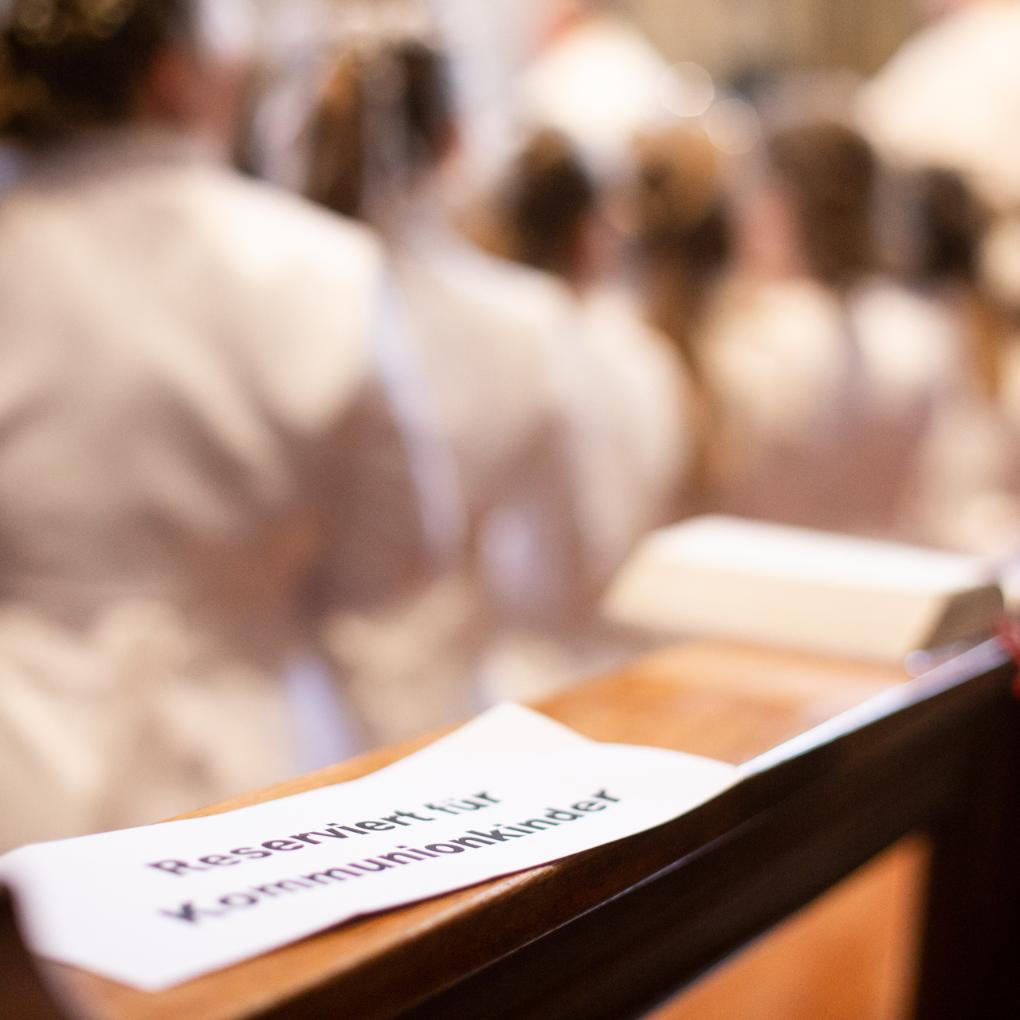 Erstkommunionkinder im Bamberger Dom