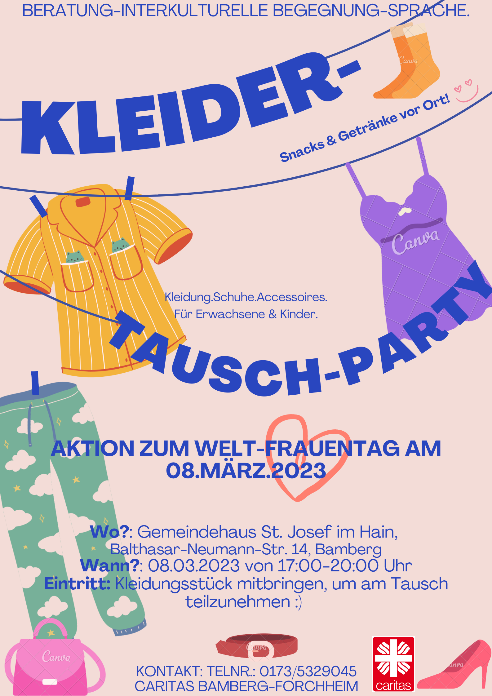 Kleidertauschparty in St. Josef im Hain