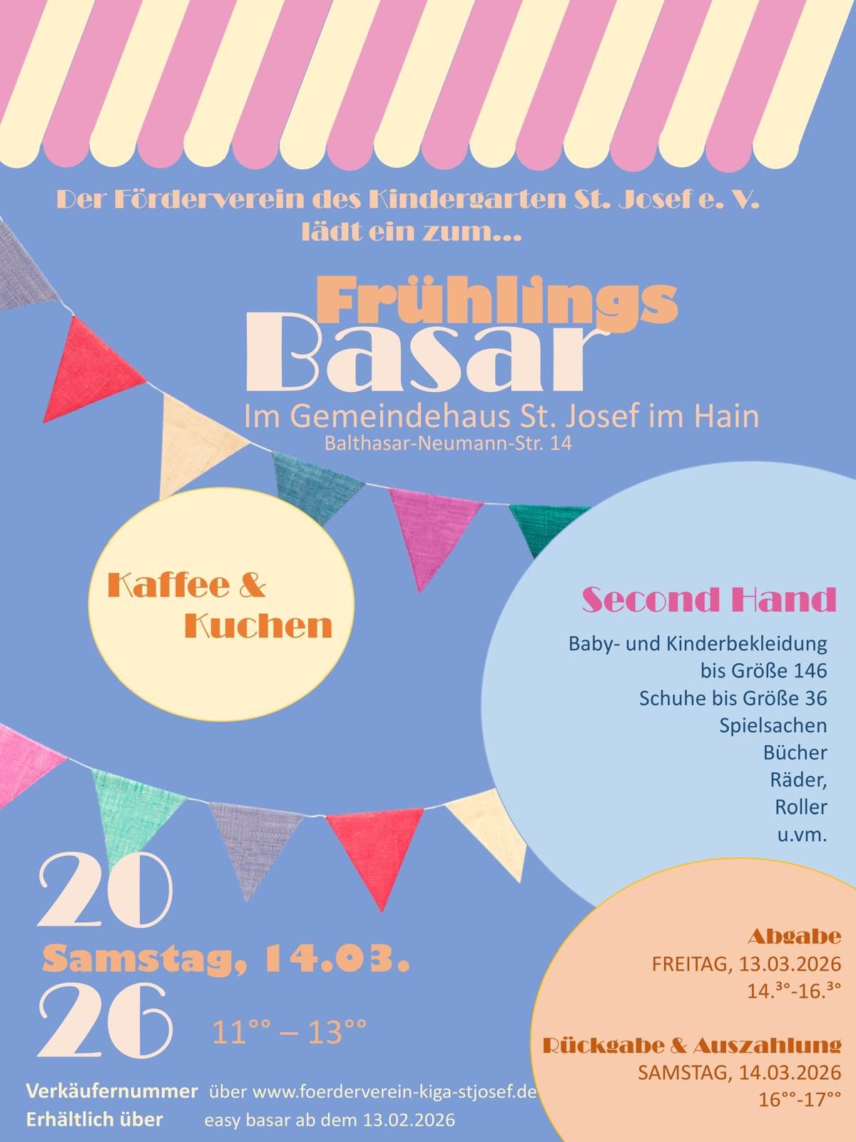Flyer Frühjahrsbasar 2026