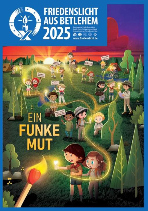 Friedenslicht Betlehem 2025 -  Ein Funke Mut