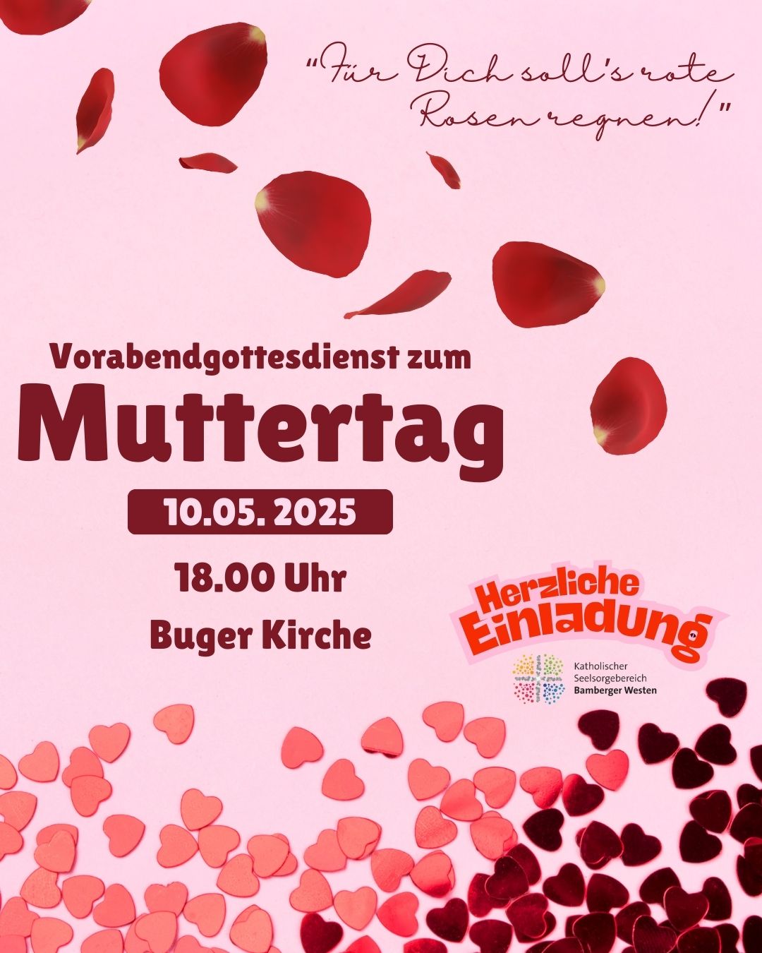Für Dich soll’s rote Rosen regnen!