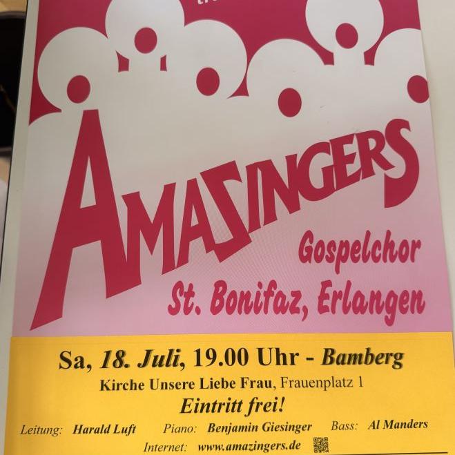 Herzliche Einladung zu Amazing Singers!