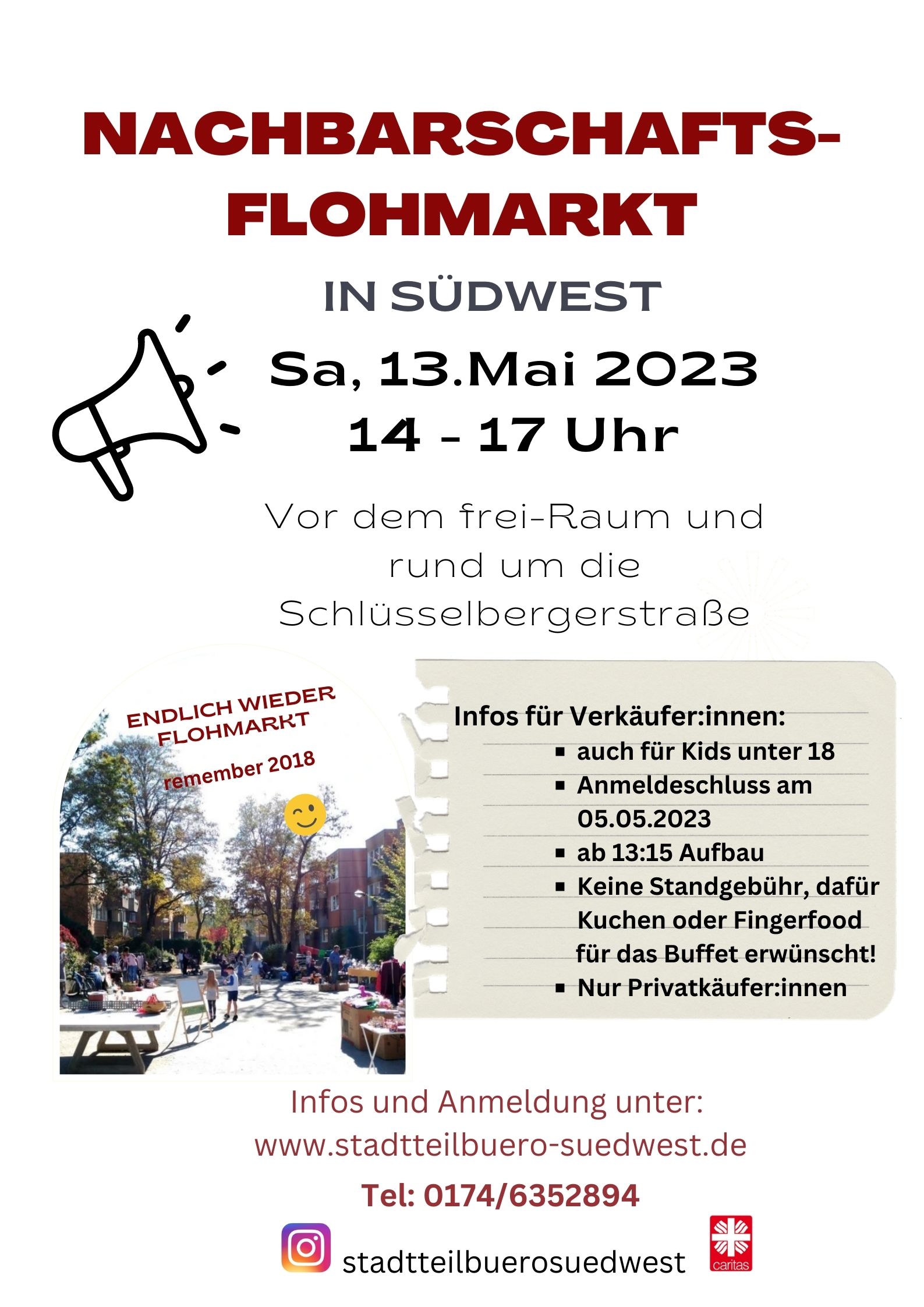 Nachbarschaftsflohmarkt in Südwest