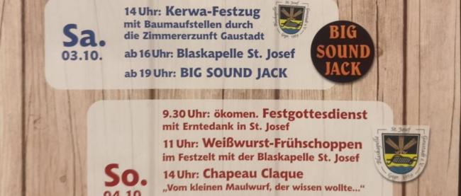 Plakat Kerwa Gaustadt