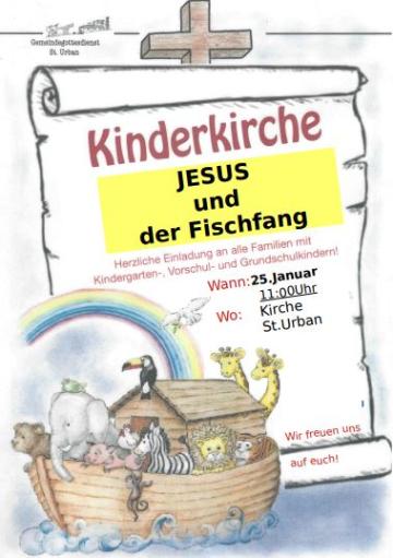 Kinderkirche Urban Januar 2026