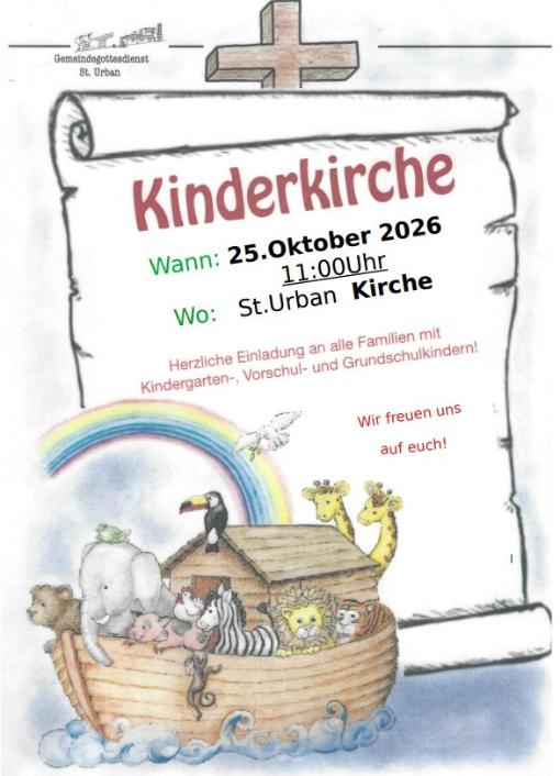 Kinderkirche Urban Oktober 2026