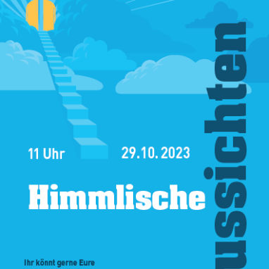 Das Plakat zur Kinderkirche am 29. Oktober 2023