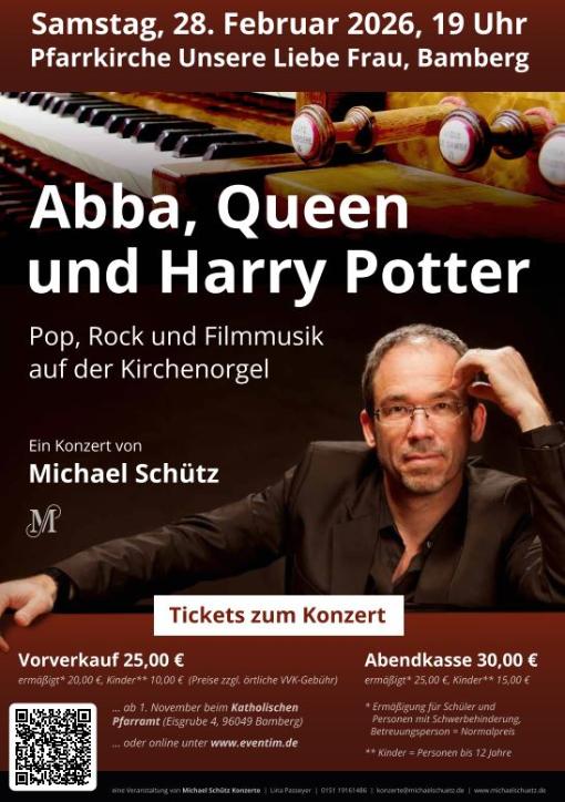 Abba, Queen und Harry Potter auf der Kirchenorgel