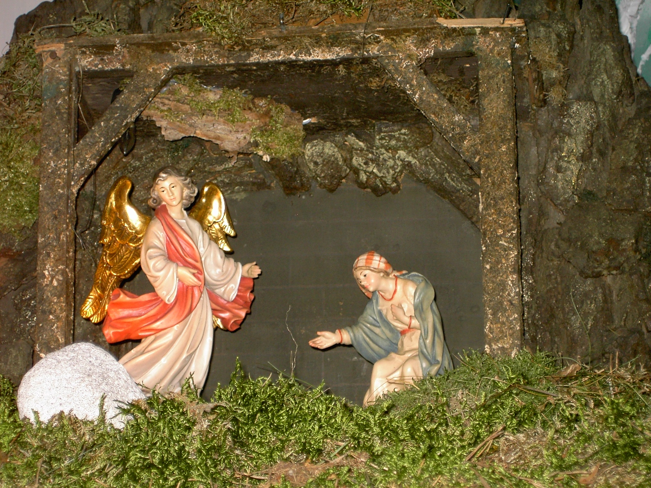 Krippenszene St. Michael: Verkündigung