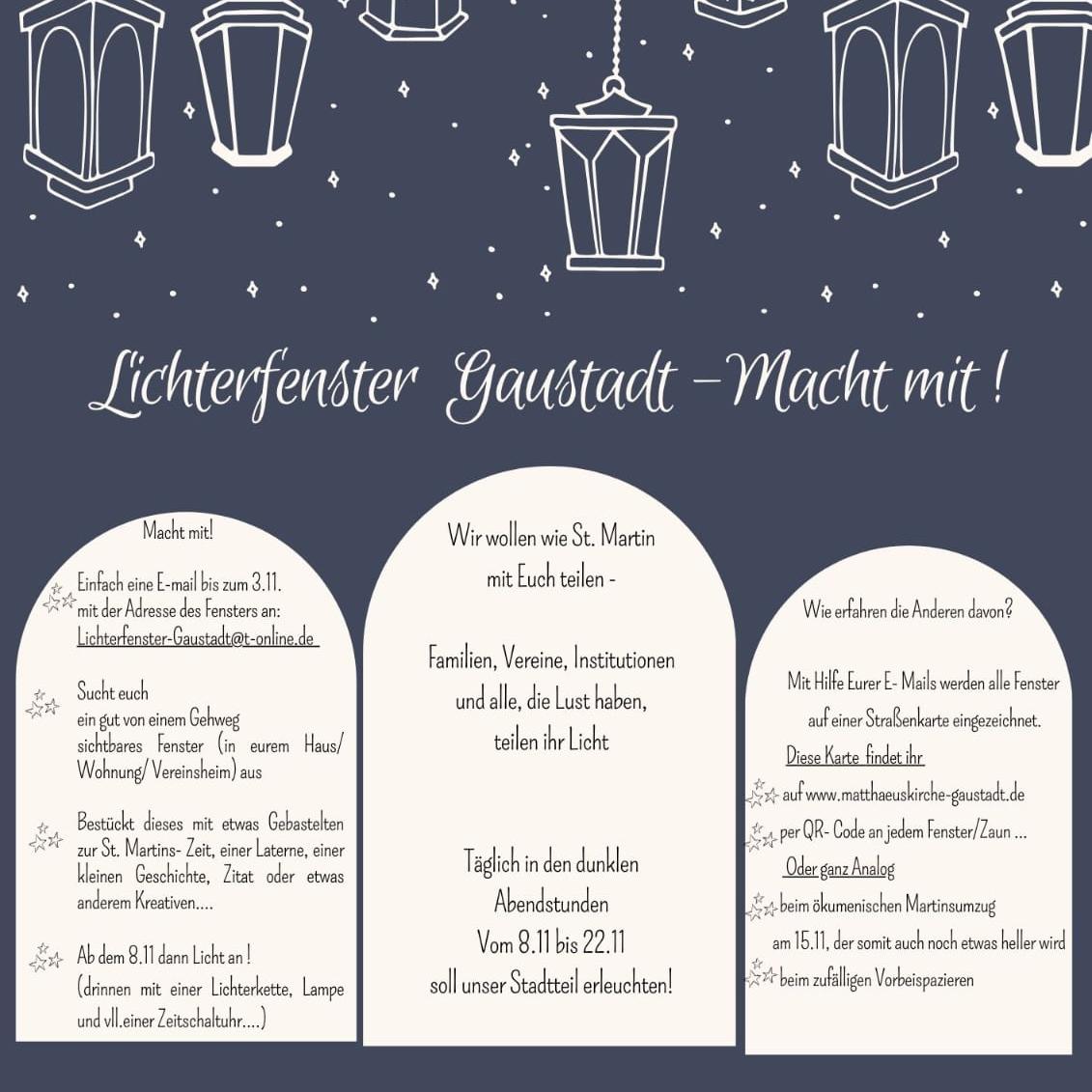 Lichterfenster, Gaustadt,