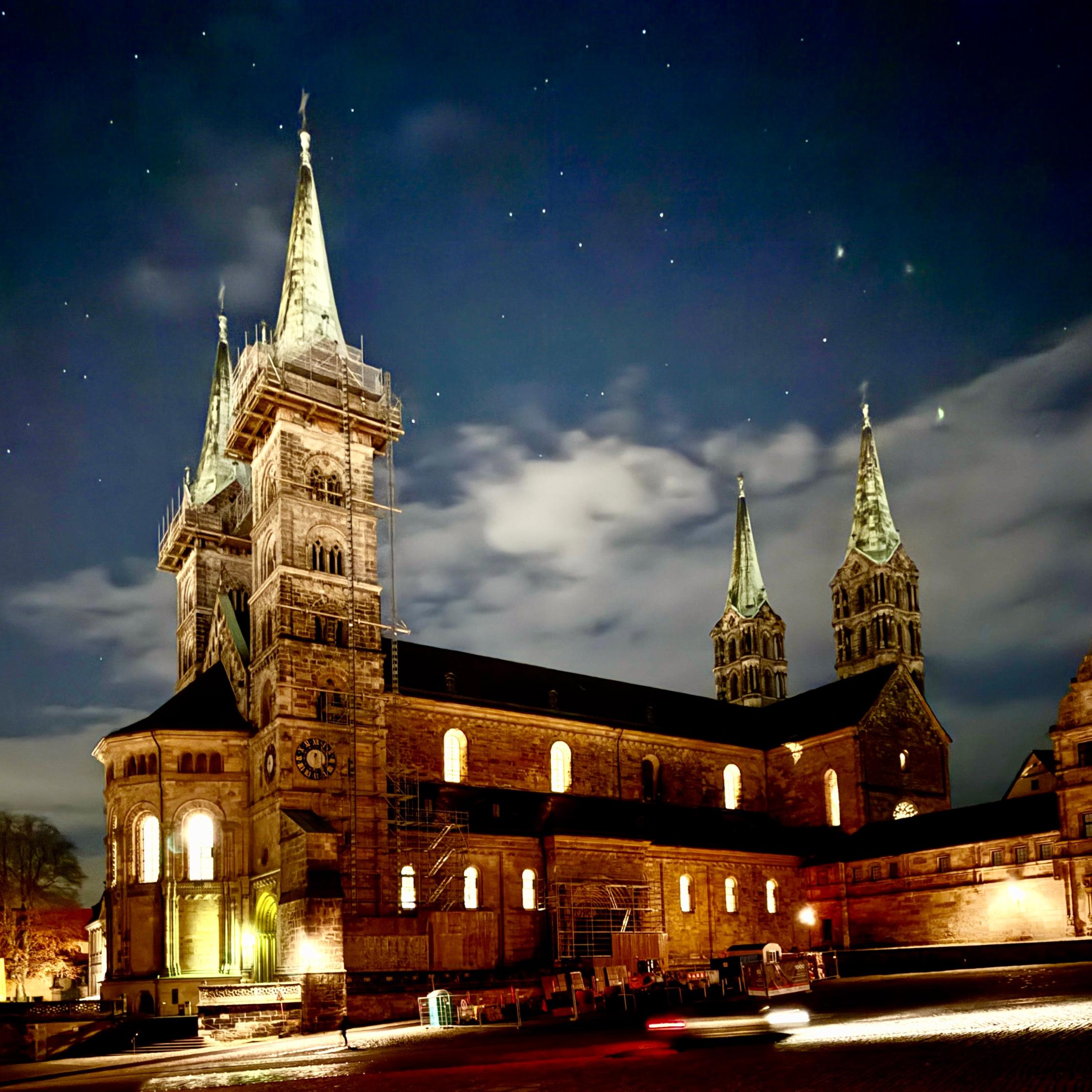 Neue LED-Beleuchtung am Bamberger Dom