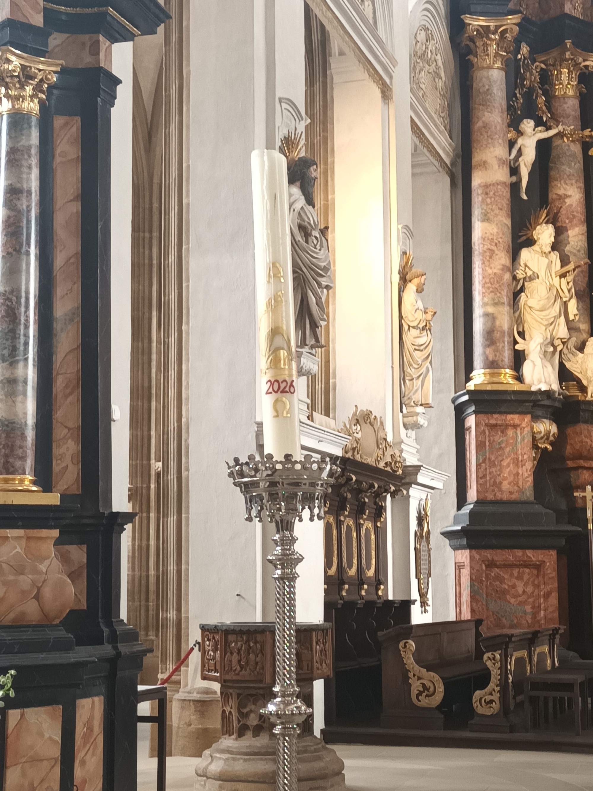 Osterkerze Obere Pfarre 2026