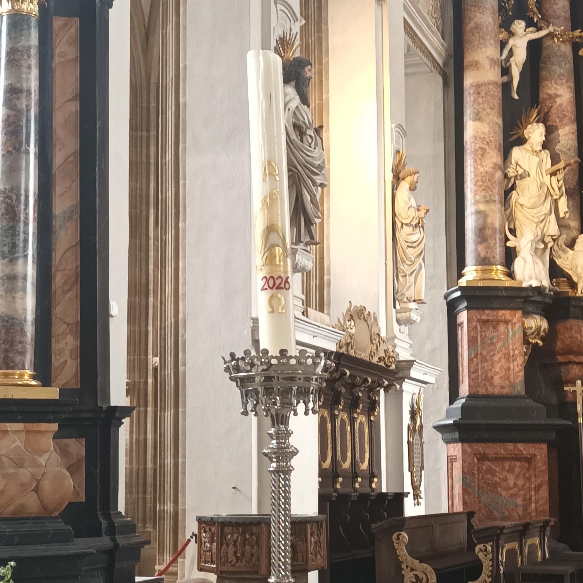 Osterkerze Obere Pfarre 2026