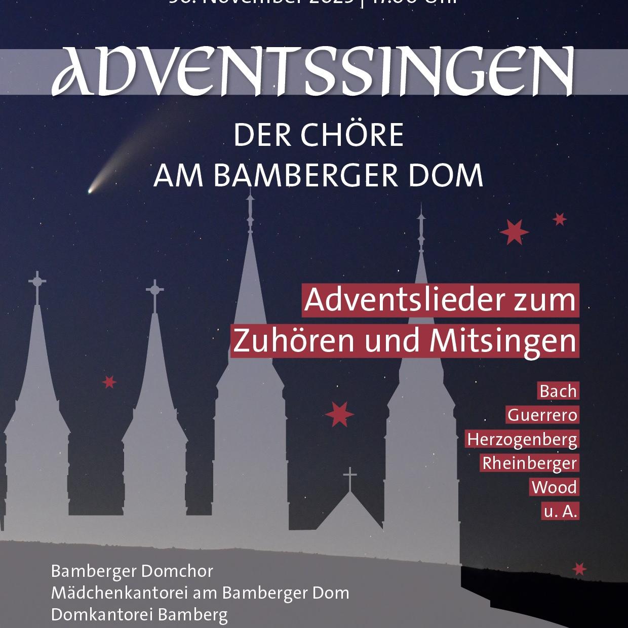 Plakat Adventssingen im Dom 2025