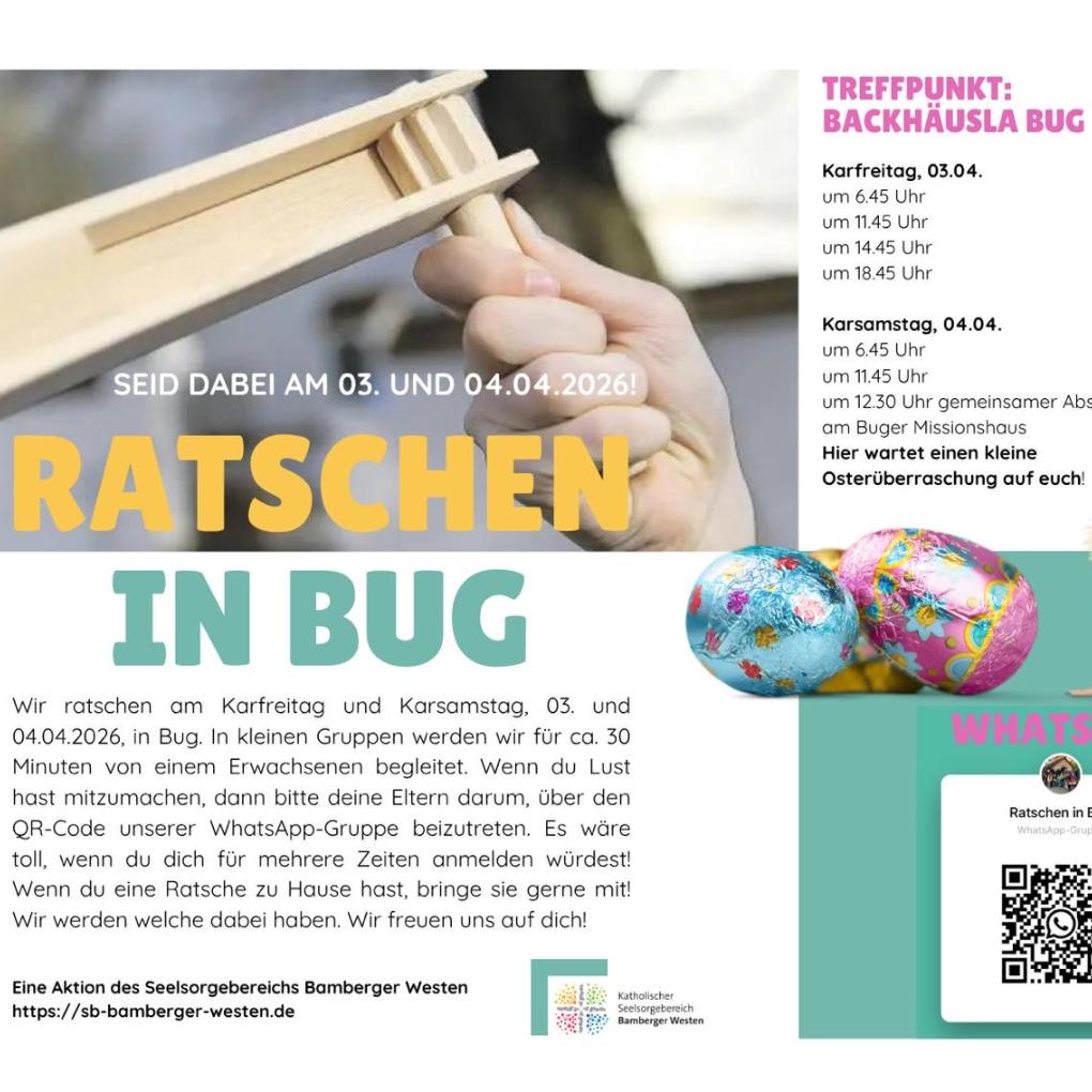 Herzliche Einladung zum Ratschen in Bug