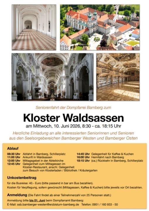 Seniorenausflug der Dompfarrei 2026