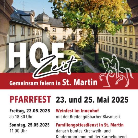 Herzliche Einladung zum Pfarrfest St. Martin 2025!