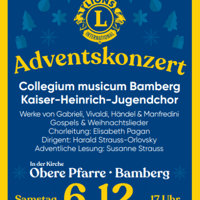 Plakat Adventskonzert LionsClub 2025