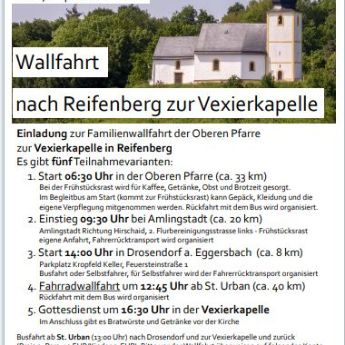 Familienwallfahrt Unsere Liebe Frau 2026