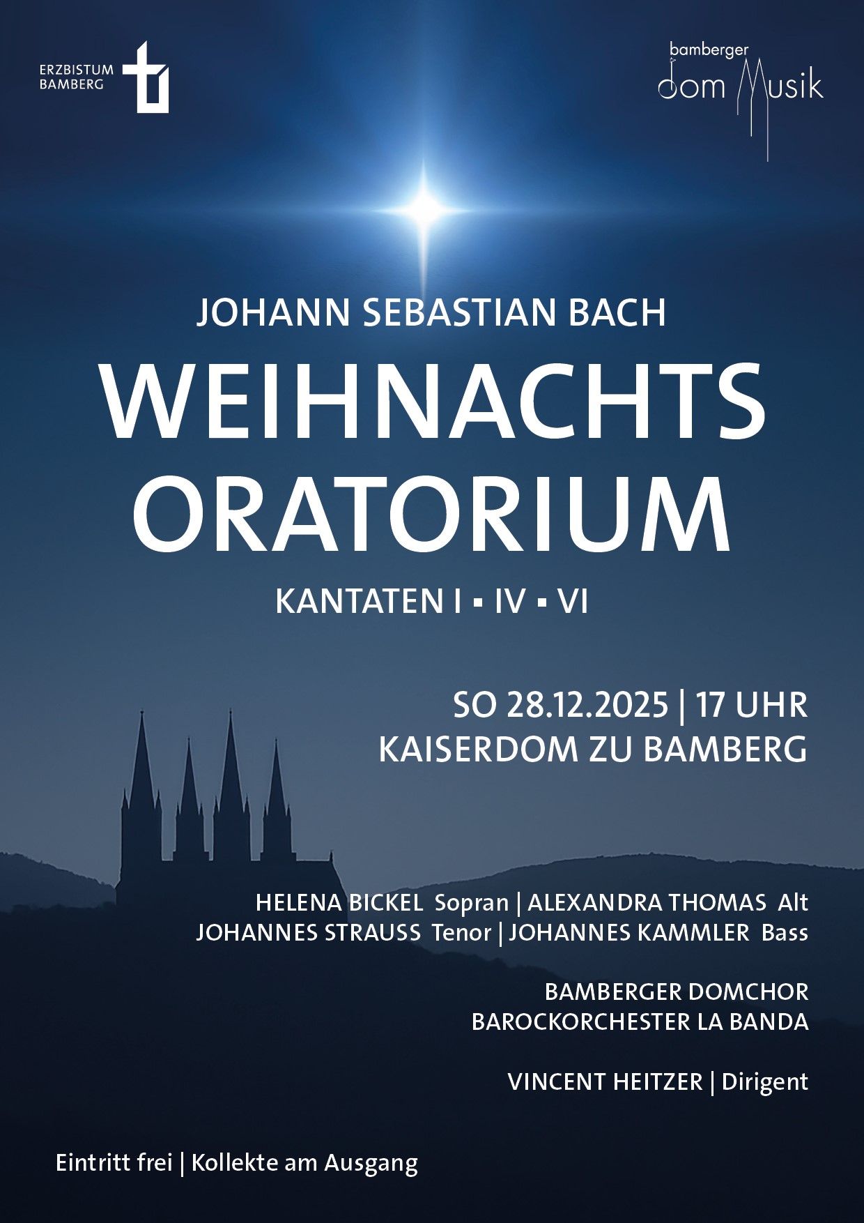 Weihnachtsoratorium im Bamberger Dom 2025
