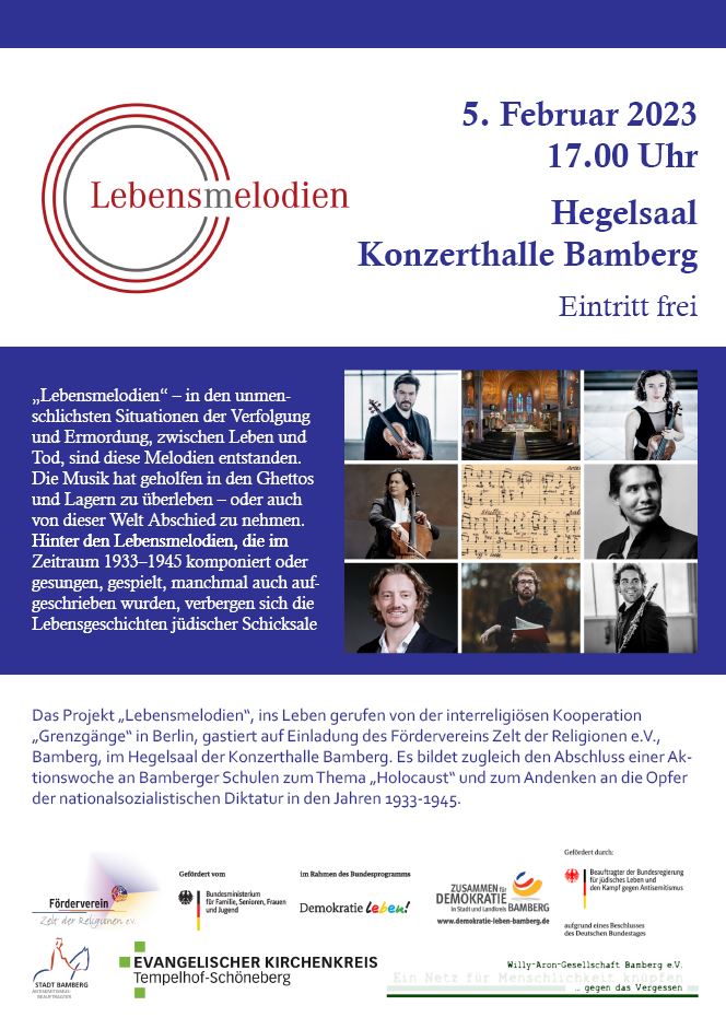 Plakat Lebensmelodien