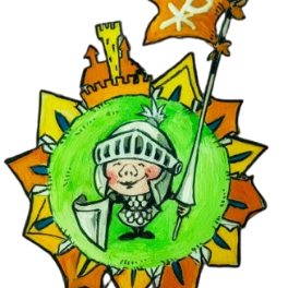 Das Zeltlager der Pfarrjugend Unsere Liebe Frau steht 2025 unter dem Motto „Mittelalter“.