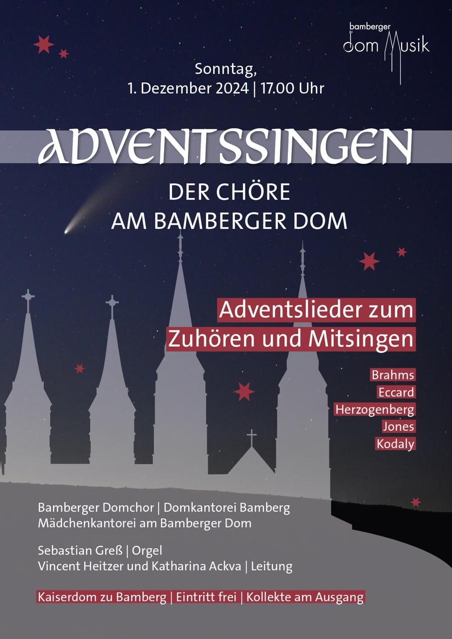 Herzliche Einladung zum traditionellen Adventssingen